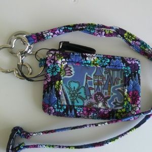Disney ID holder with removable lanyard
